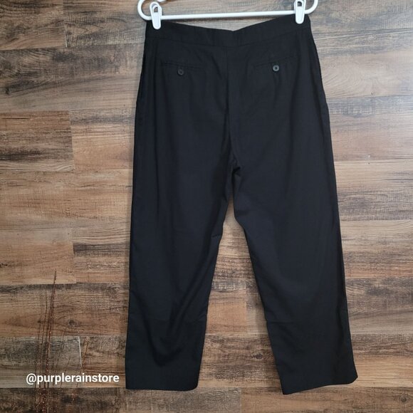 Vtg Lauren Ralph Lauren Chino Pants 10 Crop High Rise Pockets Stretch Preppy - Picture 2 of 11